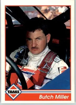 Butch Miller - 1992 Traks - #45 - Racing - Racing Card Single
