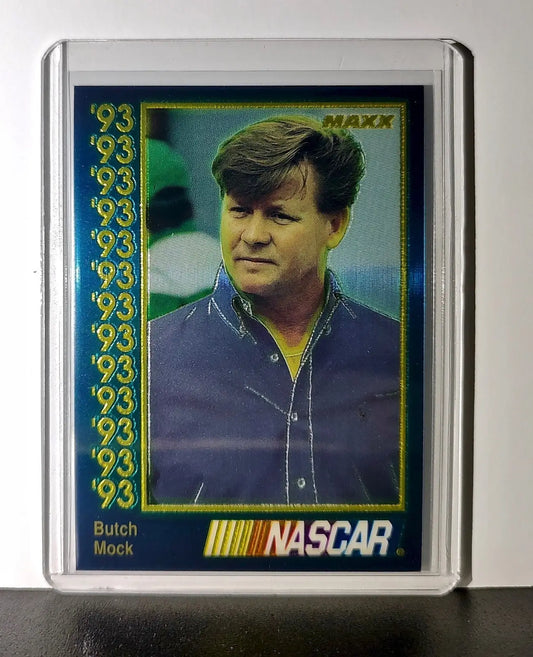 Butch Mock 1993 Maxx Premier Plus Racing #125 NASCAR Card RahMoc Enterprises - Racing Card Single