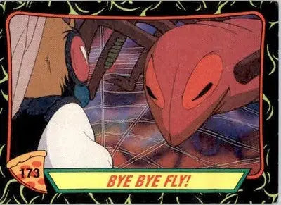 Bye Bye Fly! - 1989 Topps Teenage Mutant Ninja Turtles - #173 - Non_sport - Non-Sports Card Single