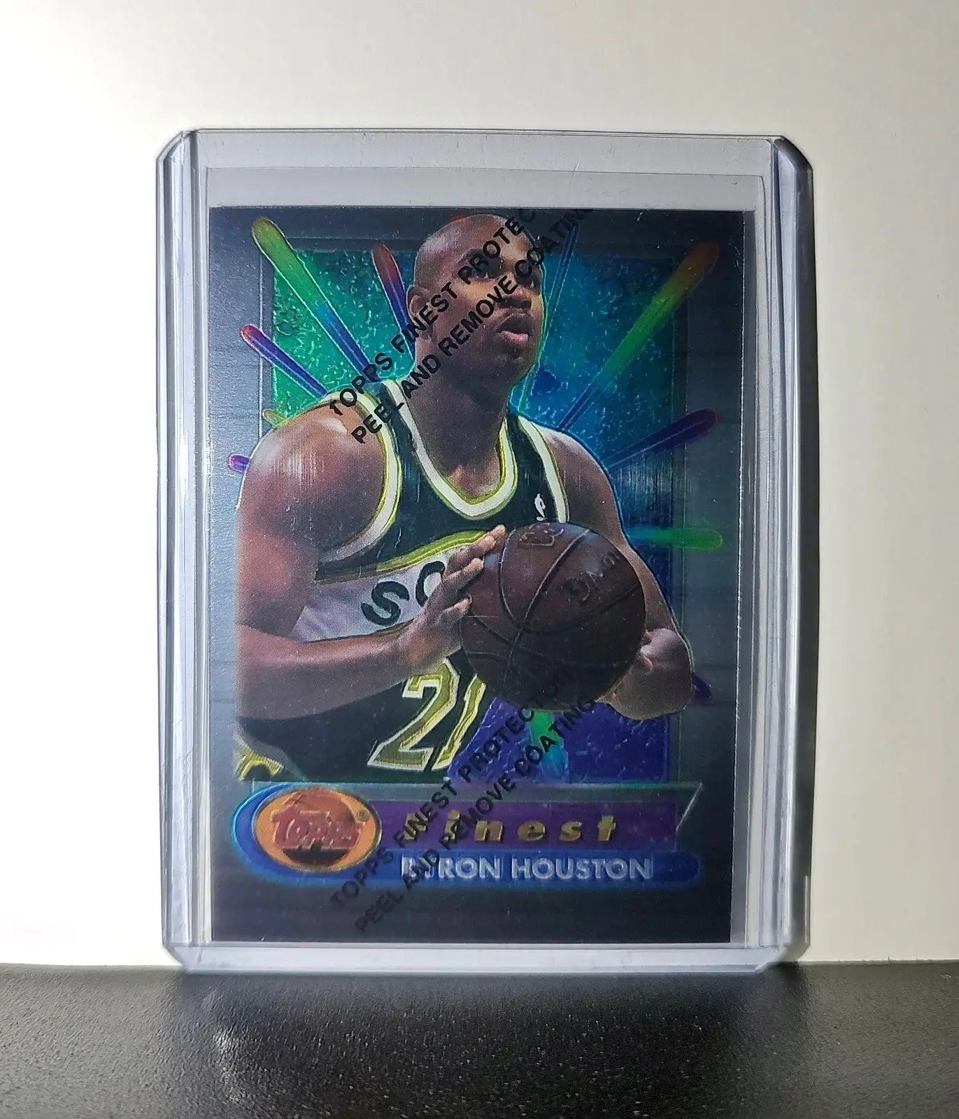 Byron Houston 1994-95 Topps Finest #177 Basketball Card