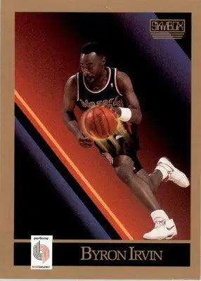 Byron Irvin - 1990-91 SkyBox - #235 - RC Basketball - Basketball Card Single
