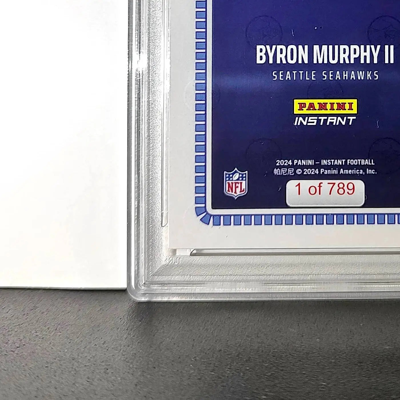 Byron Murphy II 2023 Panini Draft Night #NFLDN-3 Rookie Seattle Seahawks PSA 10