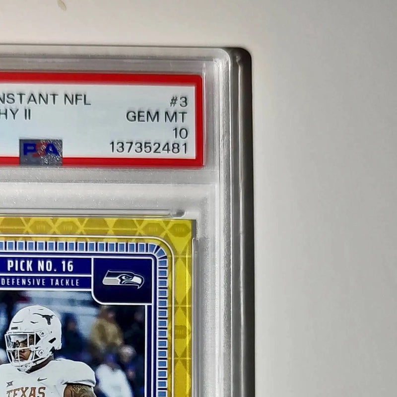 Byron Murphy II 2023 Panini Draft Night #NFLDN-3 Rookie Seattle Seahawks PSA 10