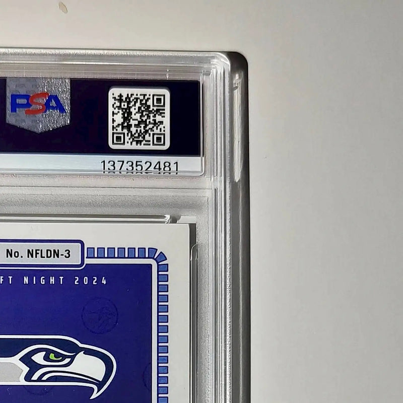 Byron Murphy II 2023 Panini Draft Night #NFLDN-3 Rookie Seattle Seahawks PSA 10