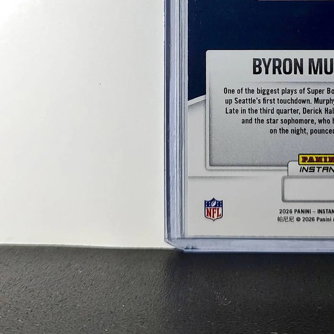 Byron Murphy II 2026 Panini NFL Super Bowl LIX Champions #16 Seattle Seahawks - Football Card Single