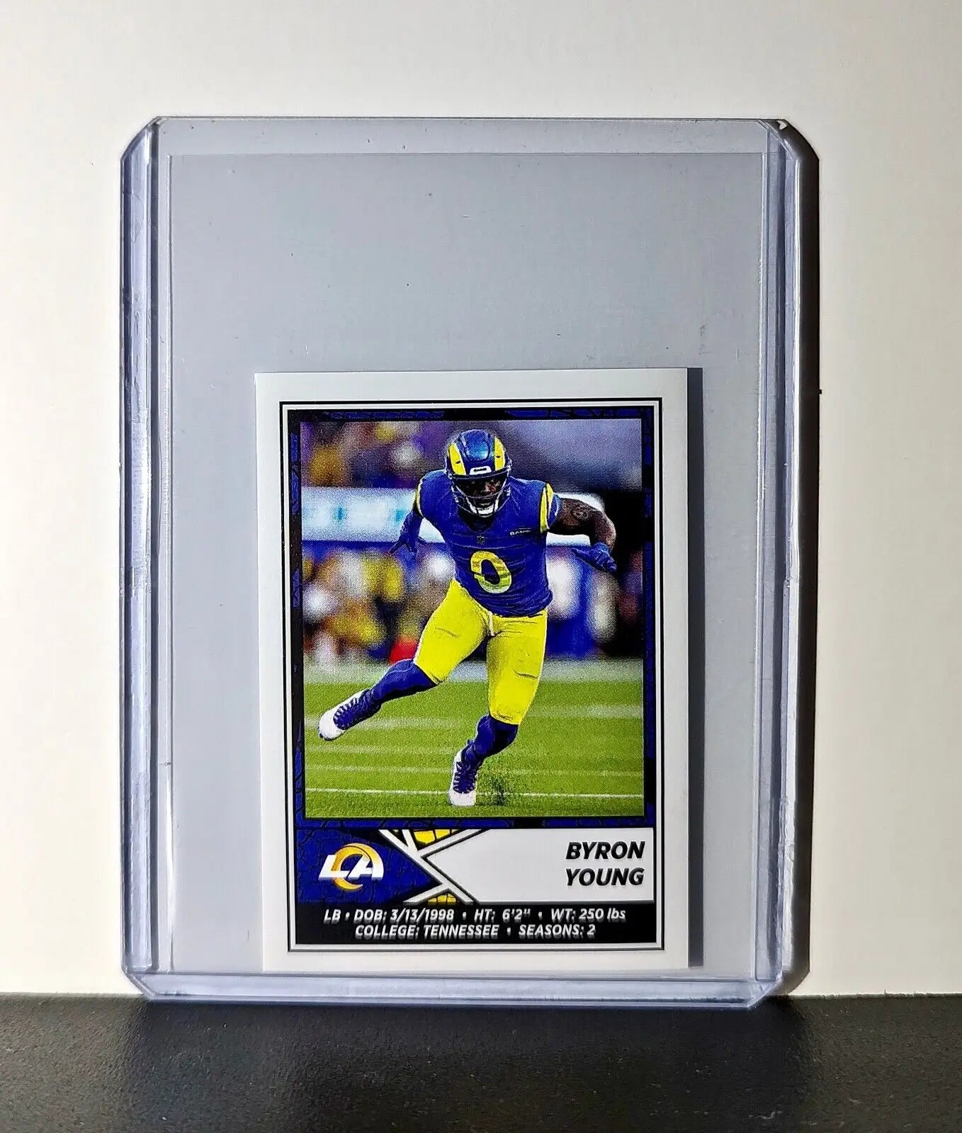 Byron Young 2024 Panini NFL Sticker #515 Los Angeles Rams - Football Card Single
