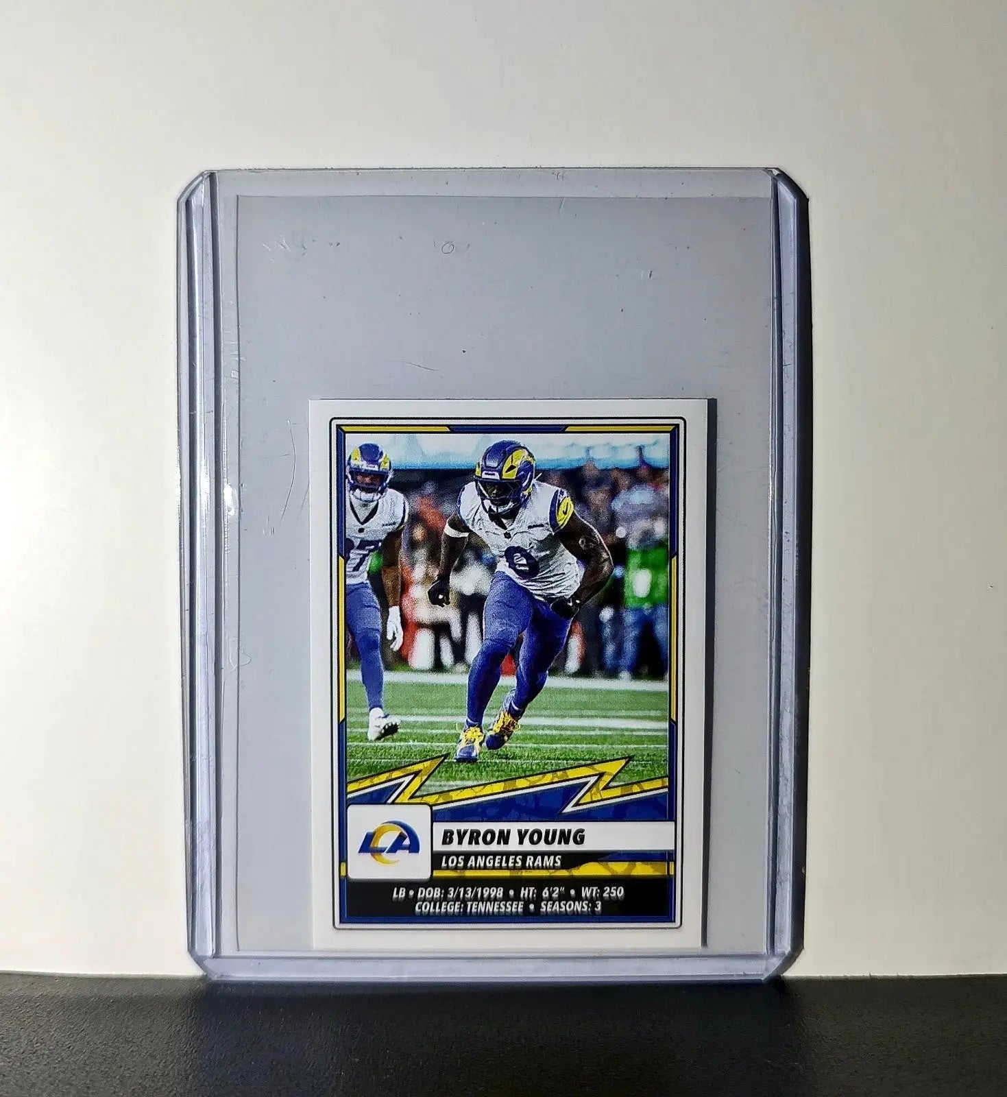 Byron Young 2025 Panini NFL #514 Sticker Los Angeles Rams