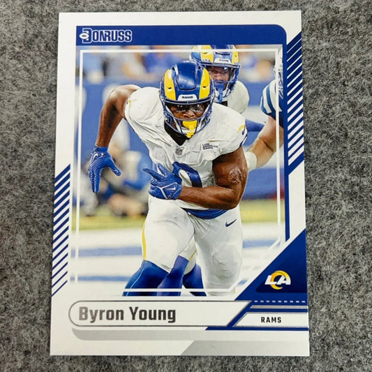 Byron Young Los Angeles Rams 2024 Football Card You Pick Choose Complete Set NFL - 2024 Panini Donruss #47 - Football