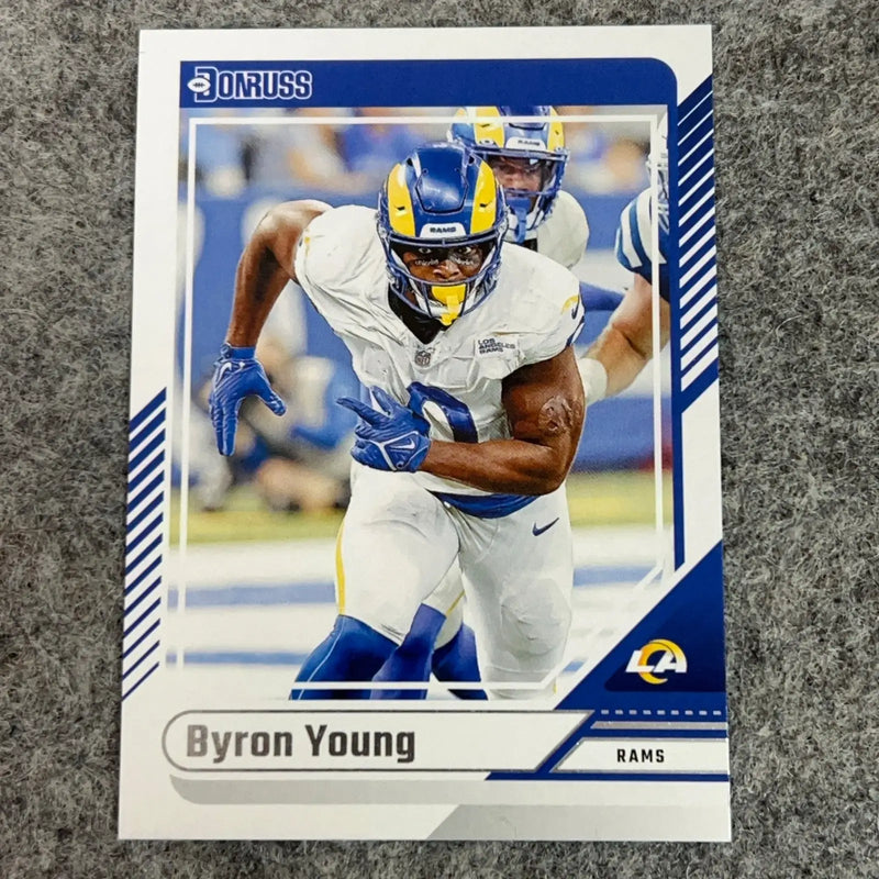 Byron Young Los Angeles Rams 2024 Football Card You Pick Choose Complete Set NFL - 2024 Panini Donruss #47 - Football