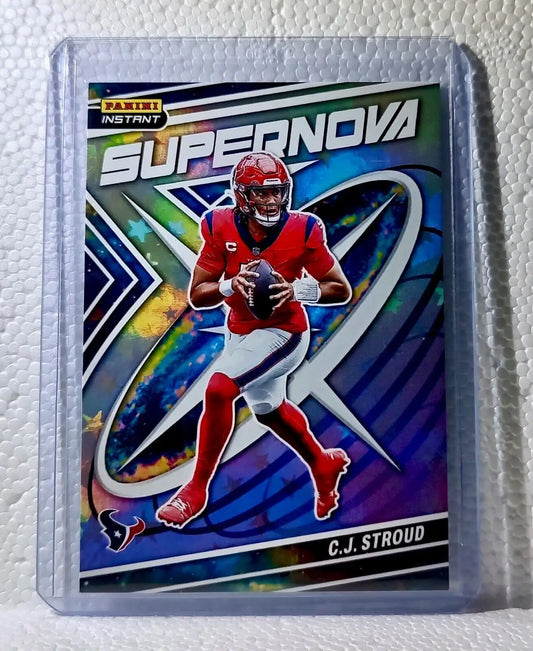 C.J. Stroud 2023 Panini NFL #6 Supernova Football Card Houston Texans 1/481 - Football Card Single