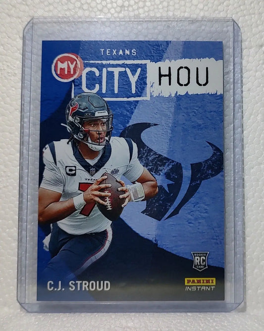 C.J. Stroud 2023 Panini NFL #9 My City Football Card Houston Texans 1/344 - Football Card Single