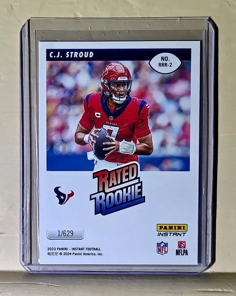 C.J. Stroud 2023 Panini NFL Rated Rookie Retro #2 Football Card Texans 1/629 - Football Card Single