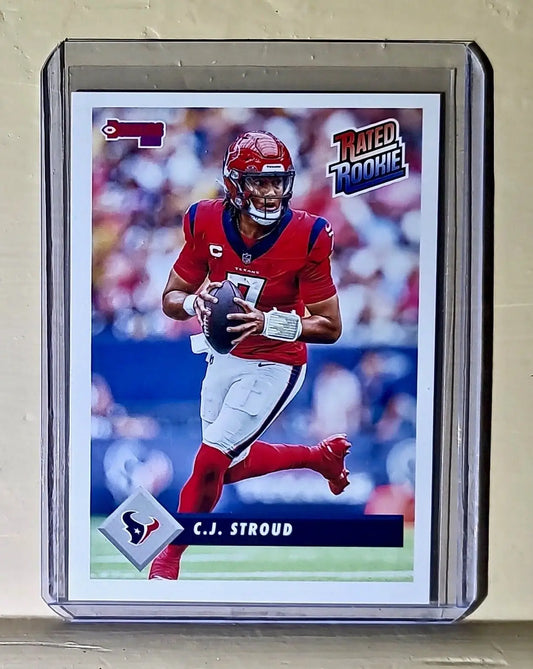 C.J. Stroud 2023 Panini NFL Rated Rookie Retro #2 Football Card Texans 1/629 - Football Card Single
