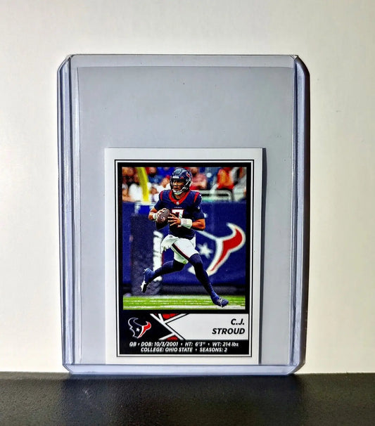 C.J. Stroud 2024 Panini NFL Sticker #171 Houston Texans - Football Card Single