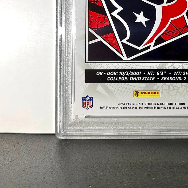 C.J. Stroud 2024 Panini Sticker Collection #32 PSA 8 NM-MT