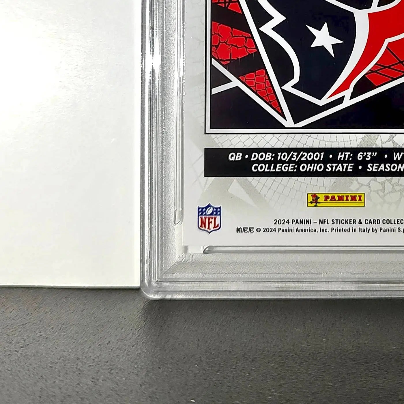 C.J. Stroud 2024 Panini Sticker Collection #32 PSA 8 NM-MT