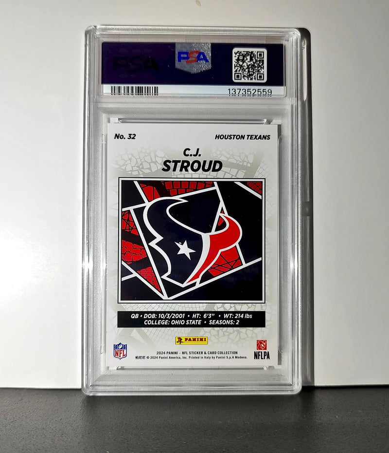 C.J. Stroud 2024 Panini Sticker Collection #32 PSA 9 Mint