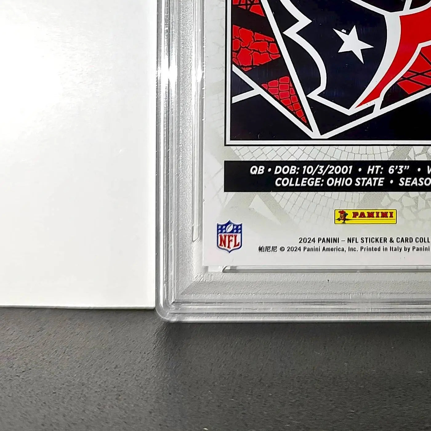 C.J. Stroud 2024 Panini Sticker Collection #32 PSA 9 Mint