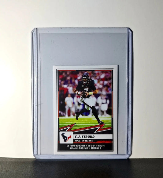 C.J. Stroud 2025 Panini NFL #168 Sticker Houston Texans - Football Card Single