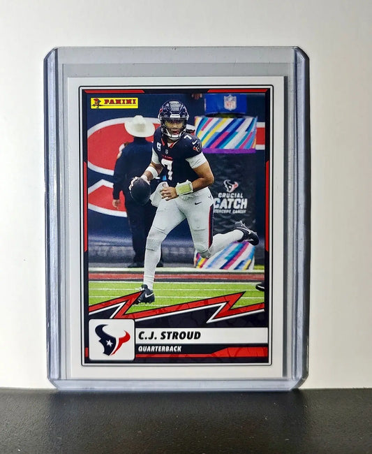 C.J. Stroud 2025 Panini NFL #3 Sticker Card Houston Texans
