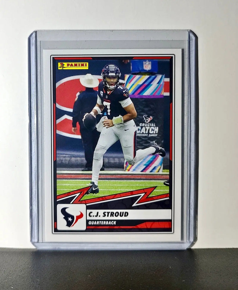 C.J. Stroud 2025 Panini NFL #3 Sticker Card Houston Texans