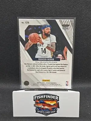 2023-24 Panini Phoenix - Brandon Ingram #129 Red Ice Phoenix - Basketball Card Single