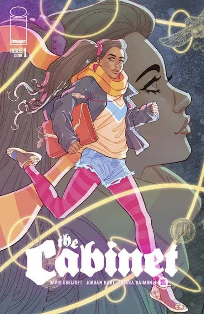 Dynamic comic book cover artwork of character with energy effects for trading cards