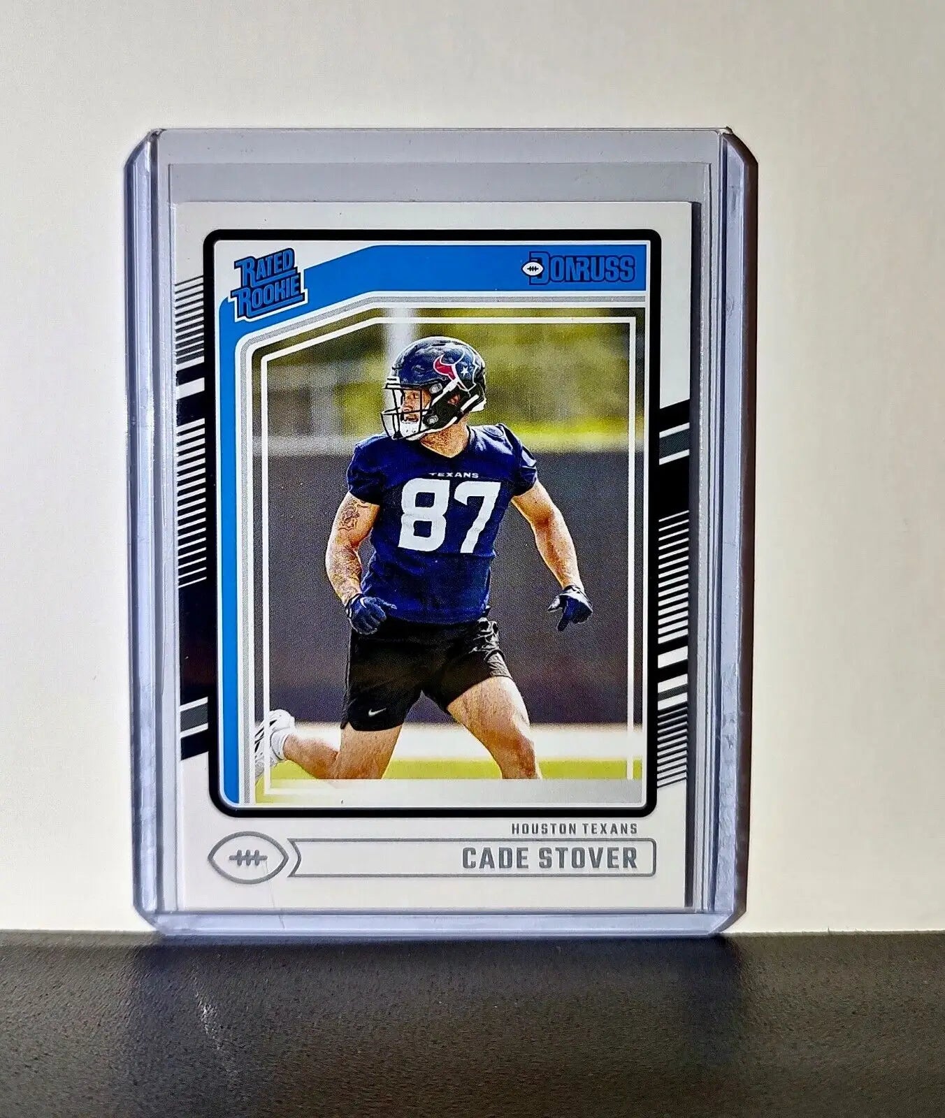 Cade Stover 2024 Panini Donruss NFL #304 Rated Rookie Card Houston Texans - Football Card Single