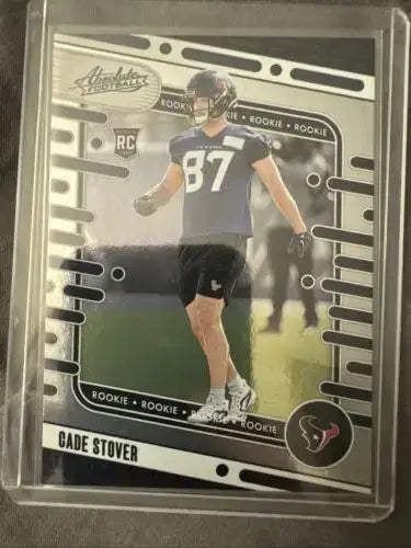 Cade Stover Rookie 2 Card Lot - Texans - Football Card Single