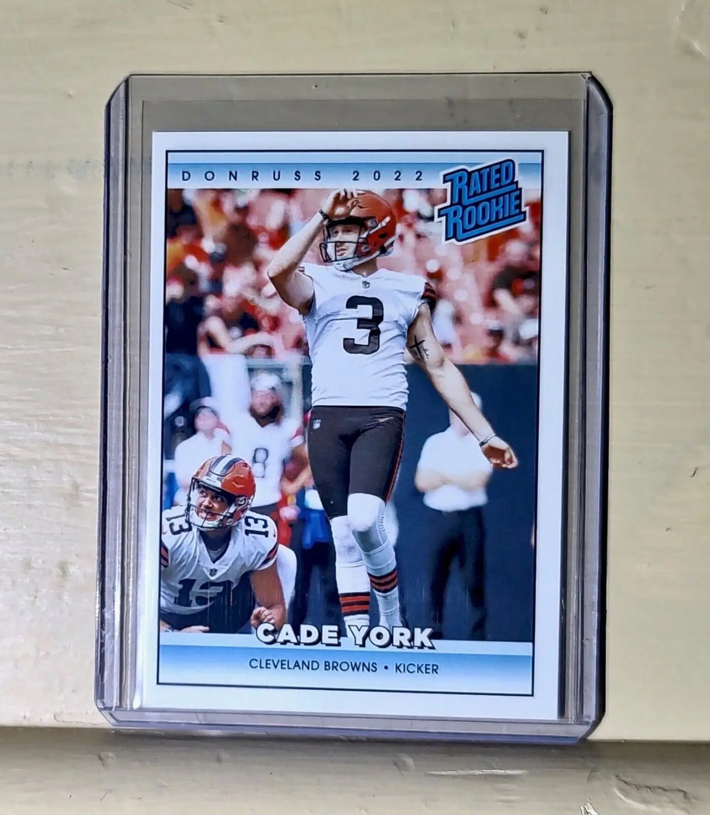 Cade York 2022 NFL Panini #42 Rated Rookie Retro Football Card 1/4094 - Football Card Single