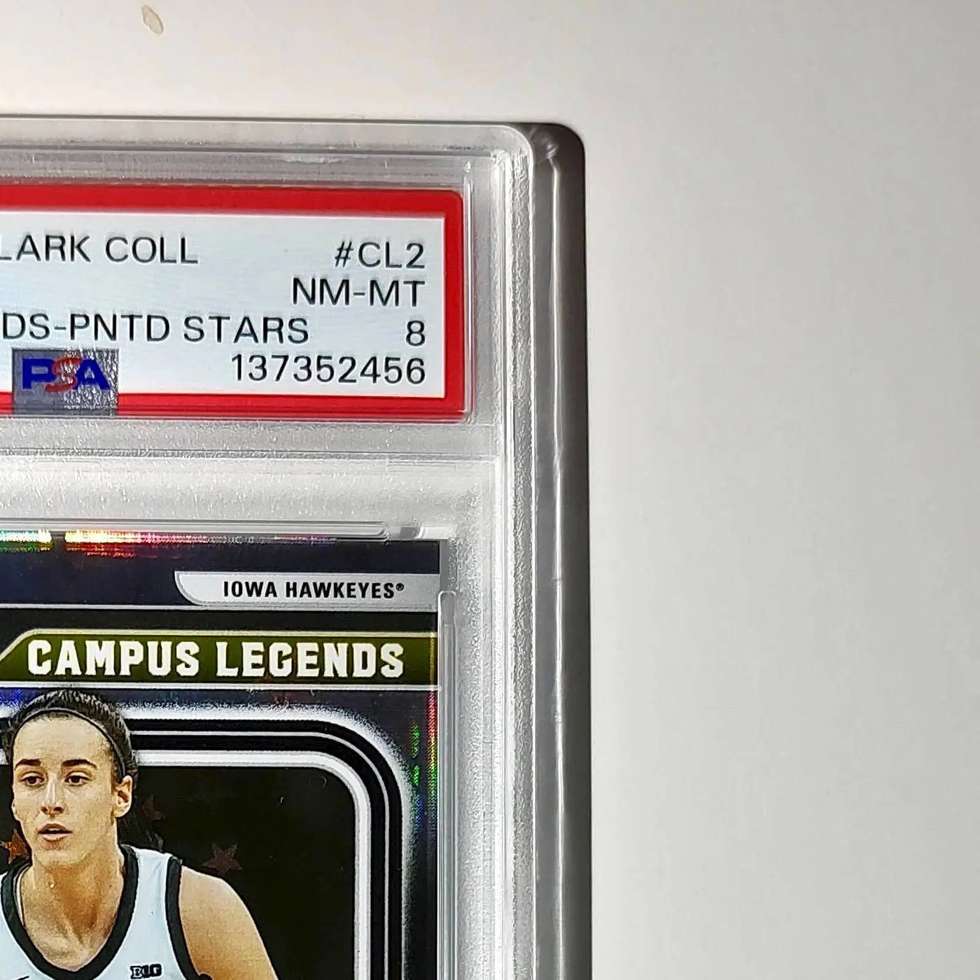 Caitlin Clark 2024 #CL2 251/299 Campus Legends Pointed Stars PSA 8 NM-MT