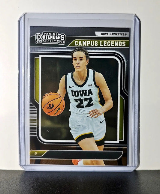 Caitlin Clark 2024 Silver Foil Panini Campus Legends #CL2 Card Iowa Hawkeyes - Basketball Card Single