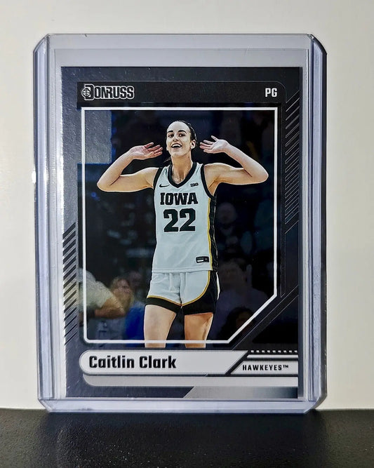 Caitlin Clark 2024 Silver Foil Panini Donruss #13 Basketball Card Iowa Hawkeyes - Basketball Card Single