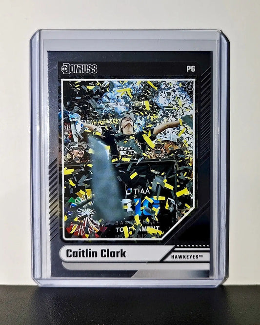 Caitlin Clark 2024 Silver Foil Panini Donruss #14 Basketball Card Iowa Hawkeyes - Basketball Card Single