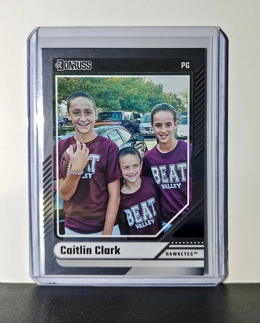 Caitlin Clark 2024 Silver Foil Panini Donruss #16 Basketball Card Iowa Hawkeyes - Basketball Card Single