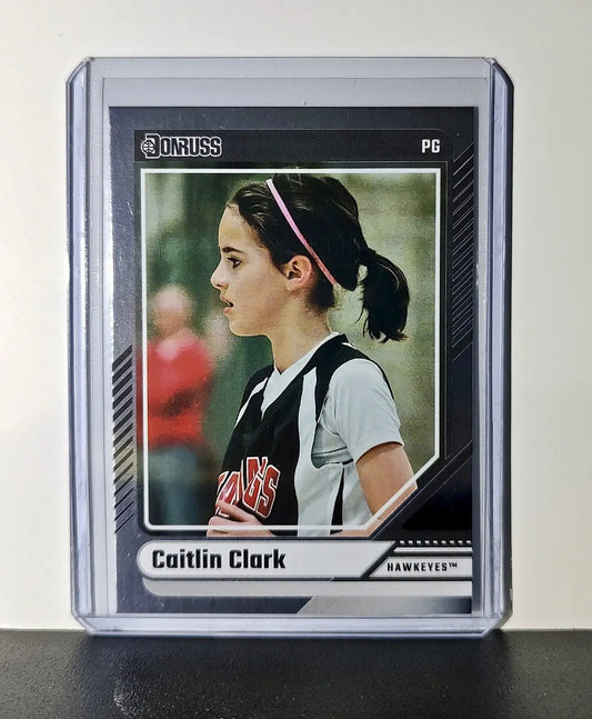Caitlin Clark 2024 Silver Foil Panini Donruss #17 Basketball Card Iowa Hawkeyes - Basketball Card Single