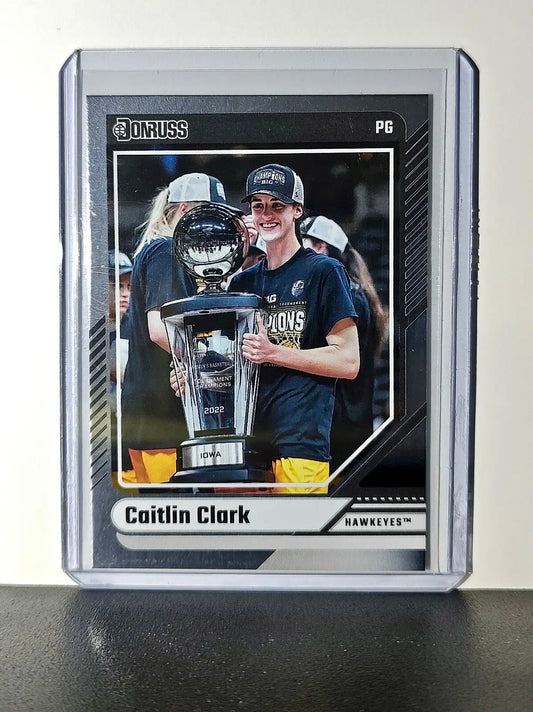 Caitlin Clark 2024 Silver Foil Panini Donruss #3 Basketball Card Iowa Hawkeyes - Basketball Card Single