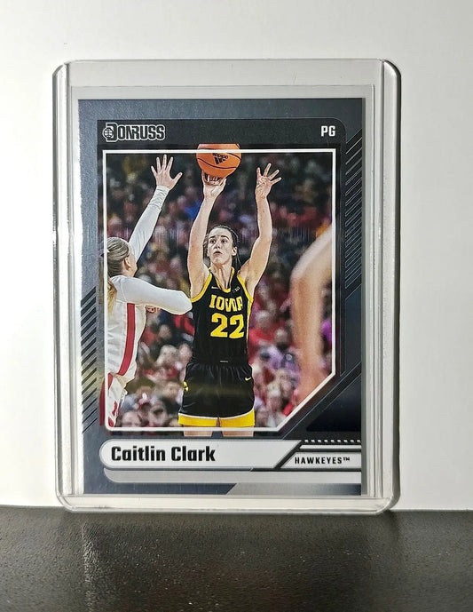 Caitlin Clark 2024 Silver Foil Panini Donruss #9 Basketball Card Iowa Hawkeyes - Basketball Card Single