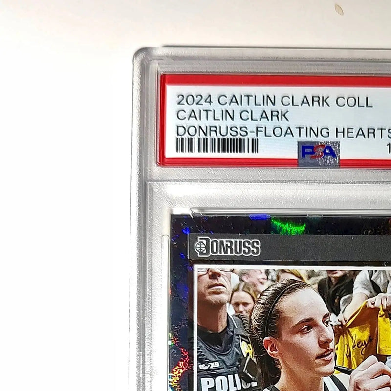 Caitlin Clark Collection 2024 #7 007/199 Donruss Floating Hearts PSA 9 Mint