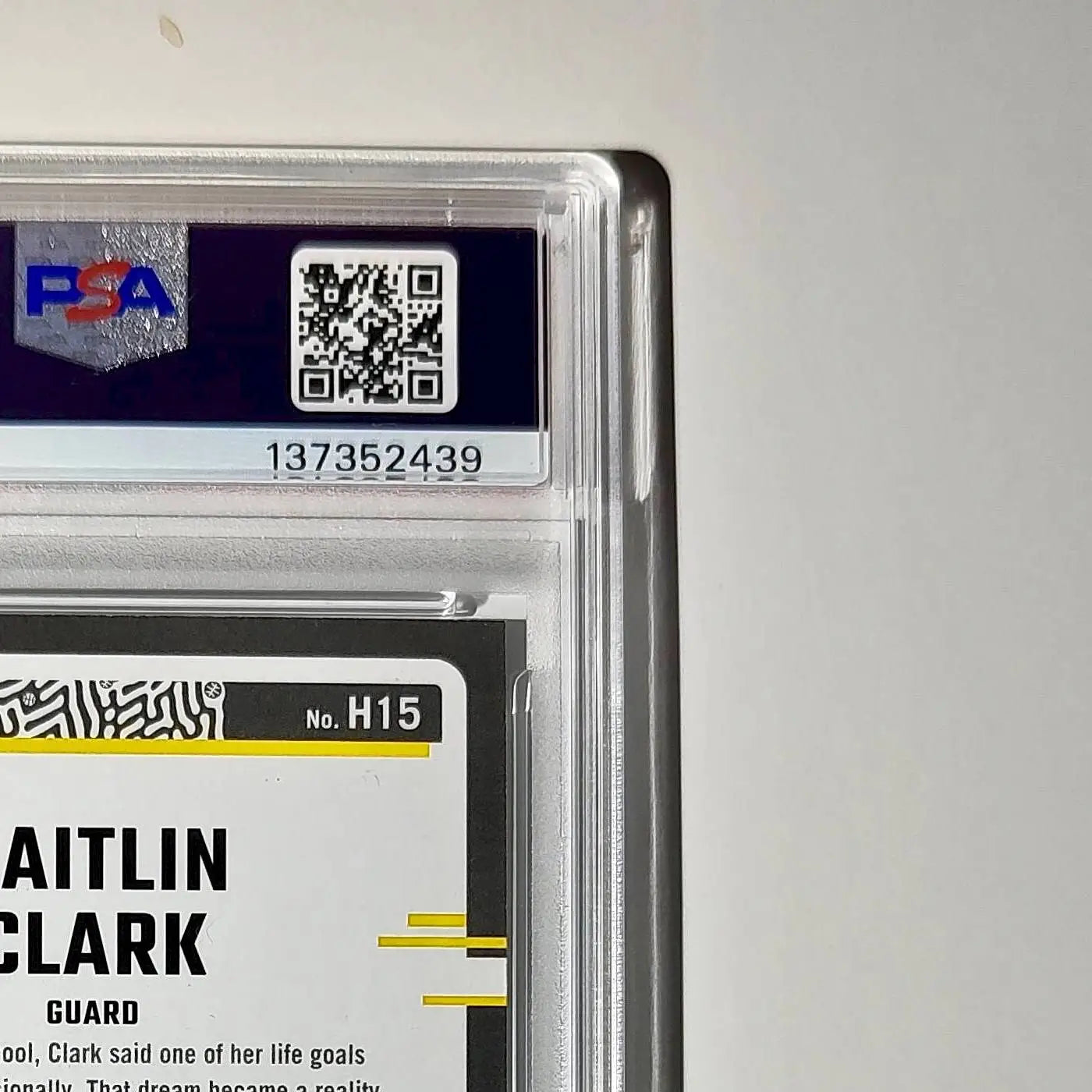 Caitlin Clark Collection 2024 #H15 135/399 Donruss Vortex PSA 9 Mint - Other