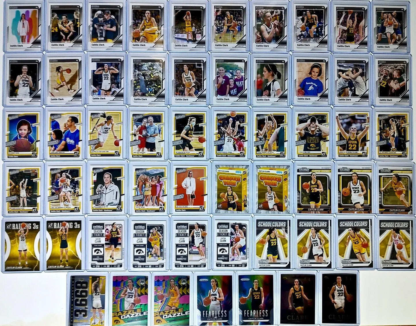 Caitlin Clark Panini Collection Complete Set 2024 Basketball Cards Iowa Hawkeyes - Other