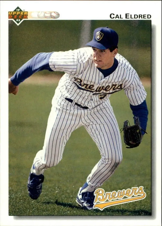 Cal Eldred 1992 Upper Deck MLB #477 Baseball Card Milwaukee Brewers - Baseball Card Single