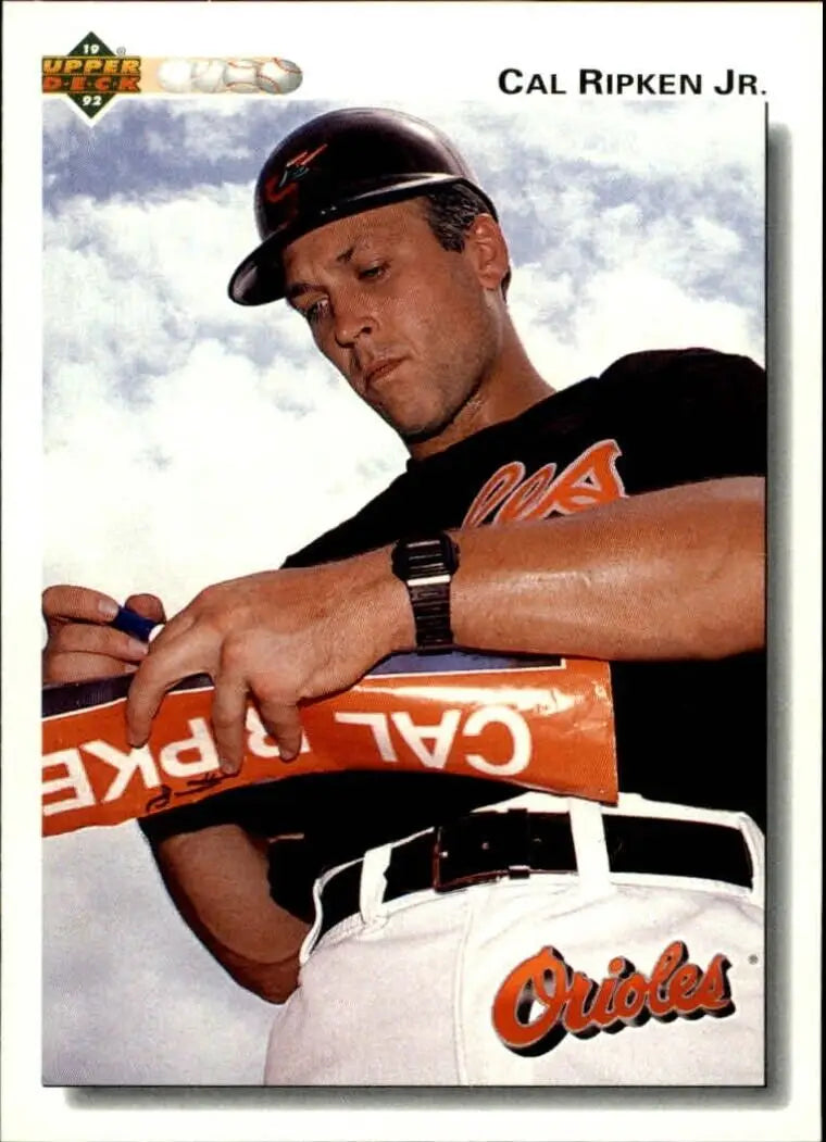 Cal Ripken 1992 Upper Deck MLB #165 Baseball Card Baltimore Orioles - Baseball Card Single