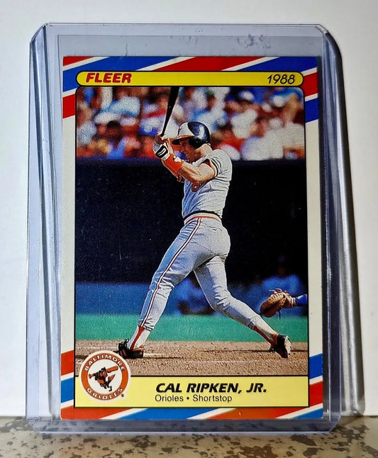Cal Ripken Jr 1988 Fleer MLB #31 Superstars Baseball Card Baltimore Orioles - Baseball Card Single