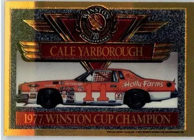 Cale Yarborough 1977 Car - 1991 Maxx Winston 20th Anniversary Foils - Racing - Racing Card Single