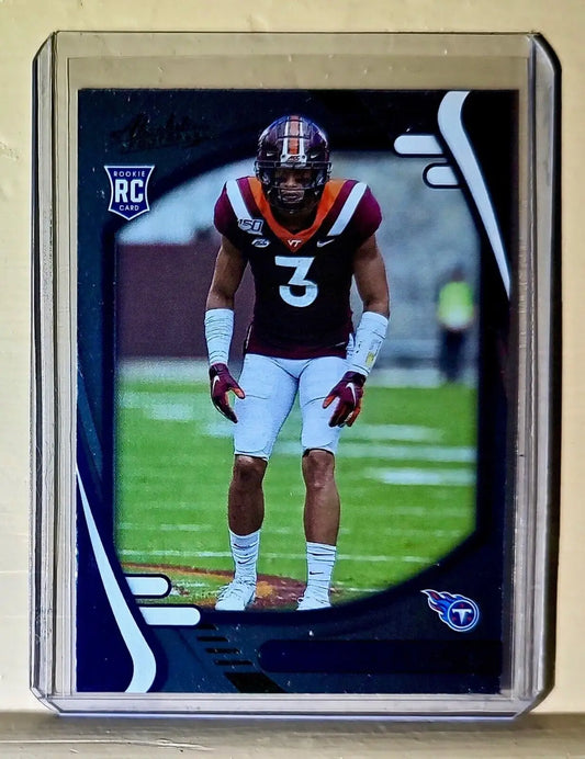 Caleb Farley 2021 Panini NFL Absolute Green Parallel #144 Rookie Card Titans - Football Card Single