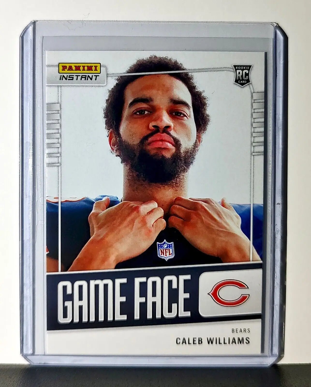 Caleb Williams 2024 Panini Game Face #32 NFL Rookie Card Chicago Bears 1/331 - Football Card Single
