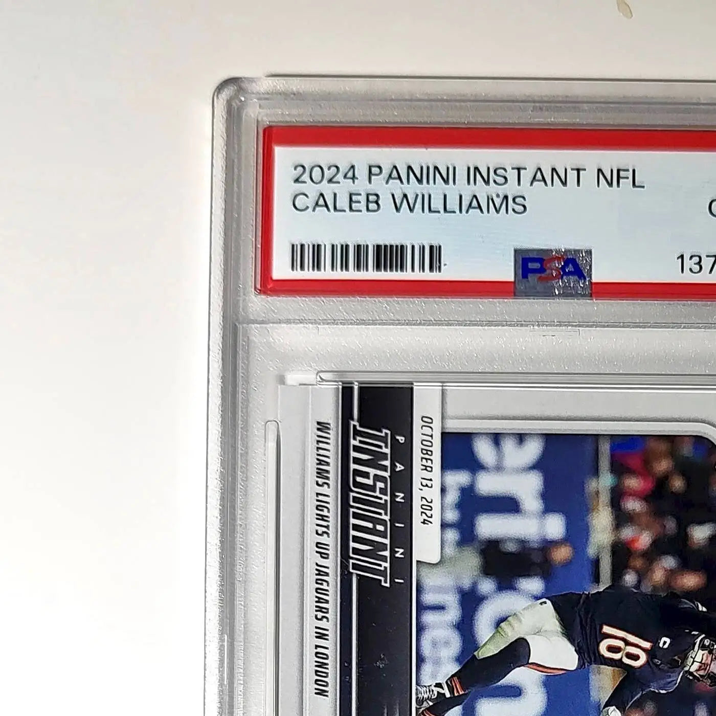 Caleb Williams Rookie 2024 Panini Instant NFL #81 PSA 10 Gem Mint