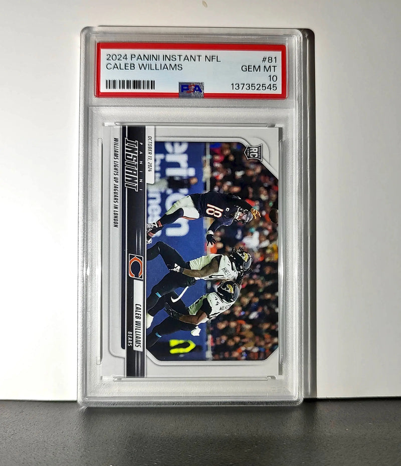Caleb Williams Rookie 2024 Panini Instant NFL #81 PSA 10 Gem Mint