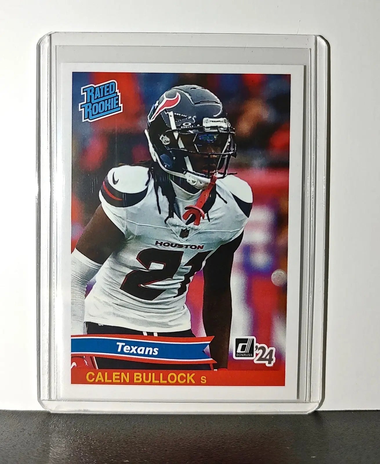 Calen Bullock Rookie 2024 Panini Rated Rookie Retro NFL #37 Card Texans 1 of 890 - Football Card Single